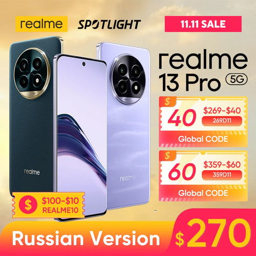 [World Premiere] realme 13 Pro Smartphone Snapdragon 7s Gen 2 5G Chipset Sony LYT-600 OIS Camera 120Hz Curved Display AI Imaging