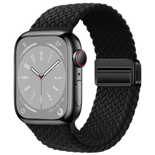 Magnetic Buckle Woven Loop Integrated Strap