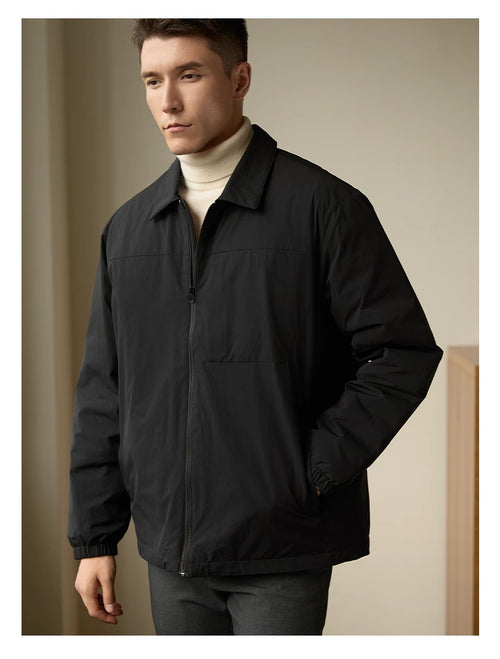 Men's Business Leisure Commute Thick Warm Jacket Coat