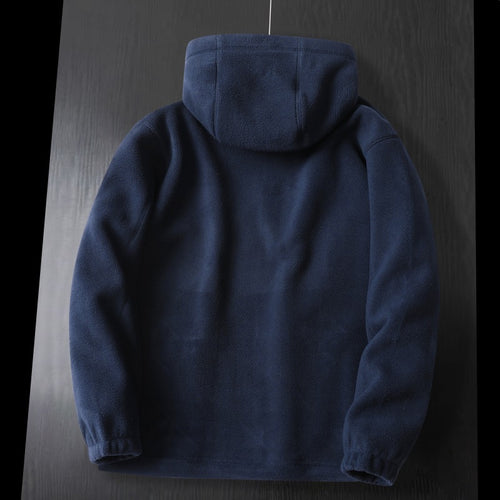 Winter Plus Size Men's Brushed Hoody