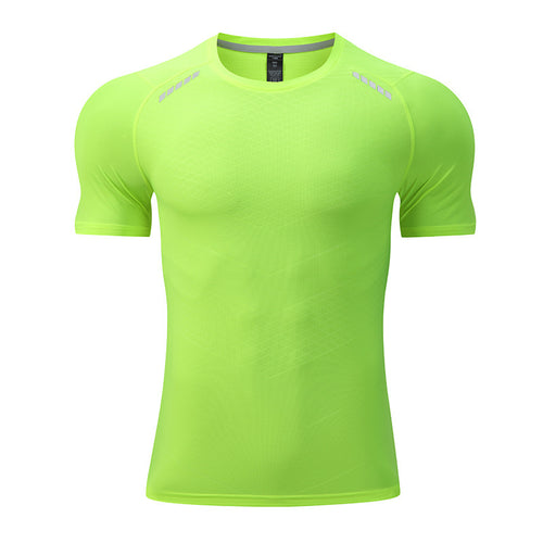 Men's Quick Drying Short-sleeved Round Neck Workout Clothes