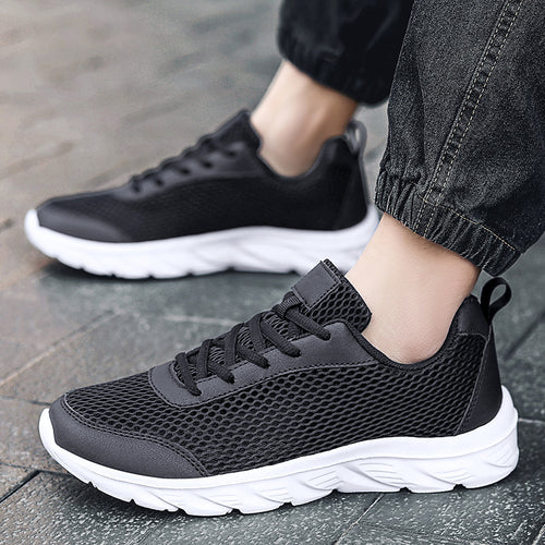 Couple Flying Woven Casual Sneaker Men's Mesh Running Shoes