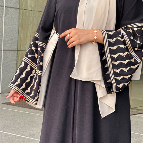 Exquisite Embroidery Tassel Cardigan Robe